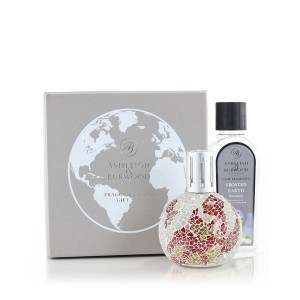 GIFT SET FROSTED & MAGMA EARTH 250ML FRAGRANCE LAMP